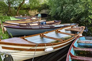 Images Dated 22nd May 2020: Old wooden boats in Killarney National Park, Ireland