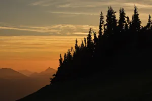 Landscape Prints: Olympic Alpine sunset