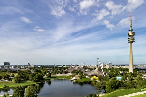 Olympic Park Prints: Olympic Park in Munich. Germany