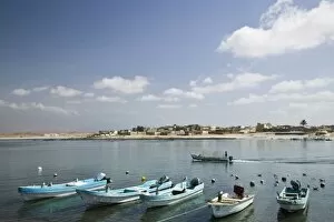 Oman, Dhofar Region, Mirbat. Mirbat Fishing Harbor