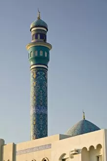 Oman, Muscat, Mutrah. Mutrah Corniche Mosque
