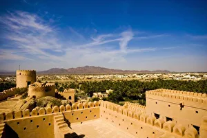 National Landmark Prints: Oman, Nakhl, fortress