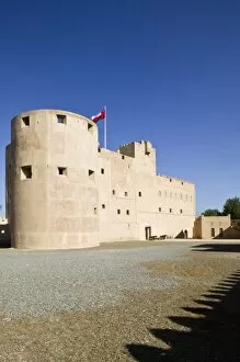 Images Dated 21st February 2007: Oman, Western Hajar Mountains, Jabrin. Jabrin Castle / Fort, Exterior