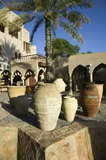 Images Dated 20th February 2007: Oman, Western Hajar Mountains, Nizwa. Pottery For Sale
