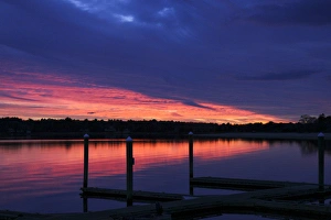 Images Dated 29th December 2014: Onset Beach at sunset, Onset, Wareham, Massachusetts, USA, North America