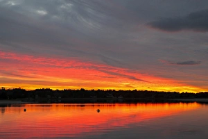 Images Dated 29th December 2014: Onset Beach at sunset, Onset, Wareham, Massachusetts, USA, North America