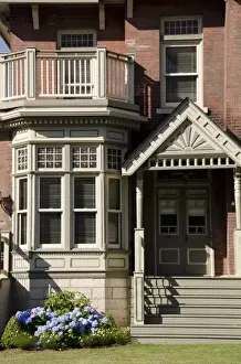 Kingston Prints: Ontario, Canada, Kingston. Typical historic neighborhood home
