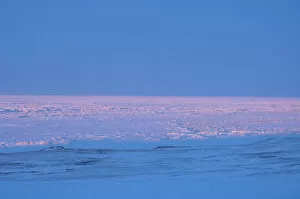 Images Dated 17th April 2006: open leads in the pack ice on the frozen Arctic ocean, off Herschel Island and the