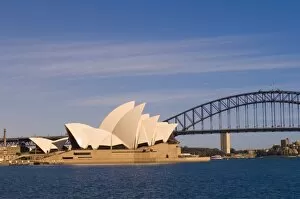 Images Dated 12th October 2006: Opera House and Harbour Bridge, Sydney, New South Wales, Australia