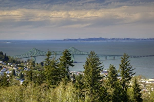 Images Dated 22nd April 2012: OR, Astoria, Astoria Megler Bridge, spans the Columbia River