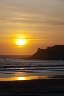 Pacific City Prints: OR, Cape Kiwanda at sunset