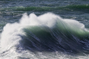 Images Dated 10th May 2012: OR, Cape Kiwanda, Wind driven ocean waves