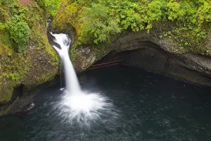 Images Dated 2nd June 2016: OR, Columbia River Gorge National Scenic Area, Punch Bowl Falls