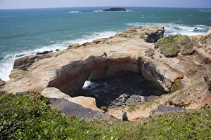 Public Lands Prints: OR, Devils Punchbowl State Park, Devils Punchbowl