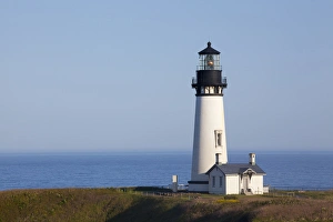OR, Oregon Coast, Newport, Yaquina Head lighthouse, completed in 1873, 93 foot high