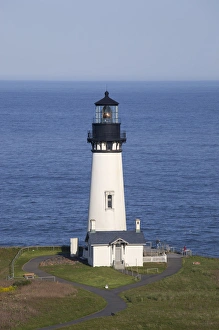 Images Dated 12th May 2012: OR, Oregon Coast, Newport, Yaquina Head lighthouse, completed in 1873, 93 foot high