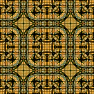 Kaleidoscope Prints: Orange abstract