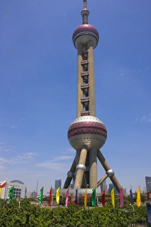 Shanghai Prints: Oriental Pearl TV Tower, Pudong, Shanghai, China