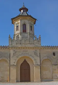 Oriental Prints: The oriental style winery building which is nothing but a facade of Chateau Cos d Estournel