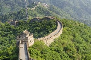 Images Dated 17th May 2012: The original Mutianyu section of the Great Wall, Beijing, China