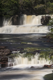 Guyana Prints: Orinduik Falls, Potaro-Siparuni Region, Brazil Guyana border, GUYANA