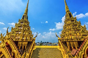 Images Dated 25th April 2024: Ornate Loha Prasat, Wat Ratchanatdaram