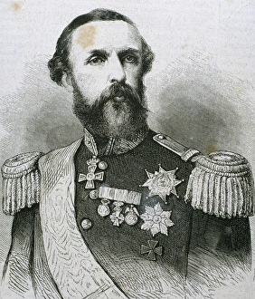 Contemporary Age Prints: Oscar II (Stockholm 1829-Stockholm, 1907). King of Sweden (1872-1907) and Norway