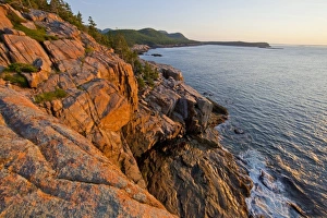 Down East Prints: Otter Cliffs at sunrise in Acadia National Park, Maine, USA