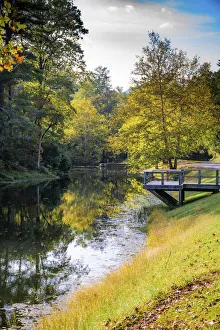 Great Smoky Mountain Prints: Otter Lake, Blue Ridge Parkway, Virginia, USA