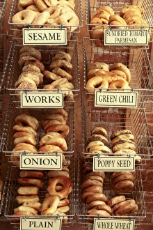 Ouray, Colorado, United States. Variety of different bagels