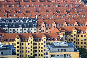 Images Dated 2017 August: Overlooking the rooftops of Copenhagen