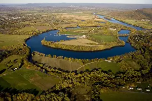 Area Prints: The Oxbow on the Connecticut River in Easthampton, Massachusetts