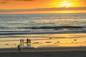 Southern California Prints: Pacific Beach sunset, San Diego, CA, USA