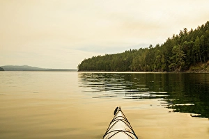 Kayak Prints: Paddling Hood Canal, Quilcene, Washington State, USA