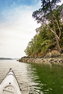 Kayak Prints: Paddling Hood Canal, Quilcene, Washington State, USA