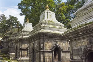 Nepal Prints: Pagodas in Pashupatinath Temple, UNESCO World Heritage site