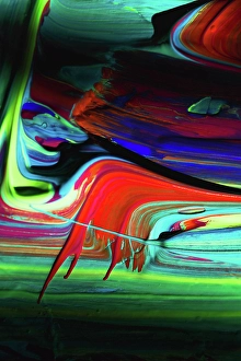 Shadow Prints: Painted abstract
