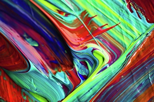 Shadow Prints: Painted abstract