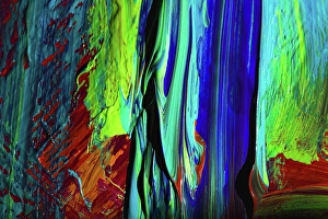 Shadow Prints: Painted abstract