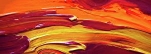 Vibrant Prints: Painted abstract
