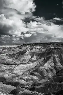 Images Dated 18th February 2008: Painted Desert from Lacey Point, Petrified Forest National Park, AZ