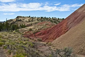 Landscape Prints: Painted Hills, John Day Fossil Beds National Monument, Mitchell, Oregon, USA