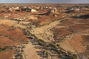 Painted Hills, near William Creek, Outback, South Australia, Australia - aerial