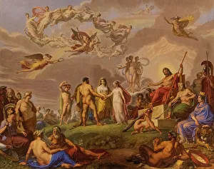 Images Dated 2022 August: Painting. Palazzo Pitti. Tuscany, Italy