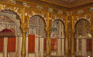 Images Dated 2nd February 2015: Palace of Flowers. Moti Mahal. Phool Mahal. Mehrangarh Fort. 10th century. Jodhpur