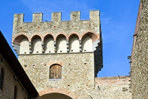 15th Century Prints: Palazzo dei Vicari (15th century), Scarperia, Firenze Province, Tuscany, Italy, Europe