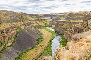 Palouse Falls State Park, Washington State, USA. The Palouse River Canyon in Palouse