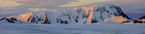 Antarctica Prints: Panorama. Mountain Range. Antarctica