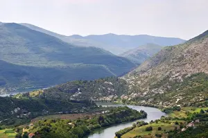 Riverside Prints: A panoramic view across the tremendously impressive Orin or Bijela Gora mountain