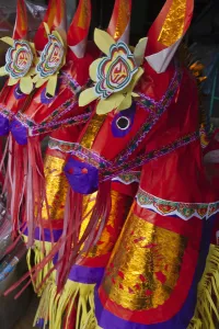 Hanoi Prints: Paper made horse used in funeral